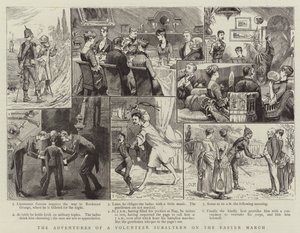 The Adventures of a Volunteer Subaltern on the Easter March by Charles Edwin Fripp
